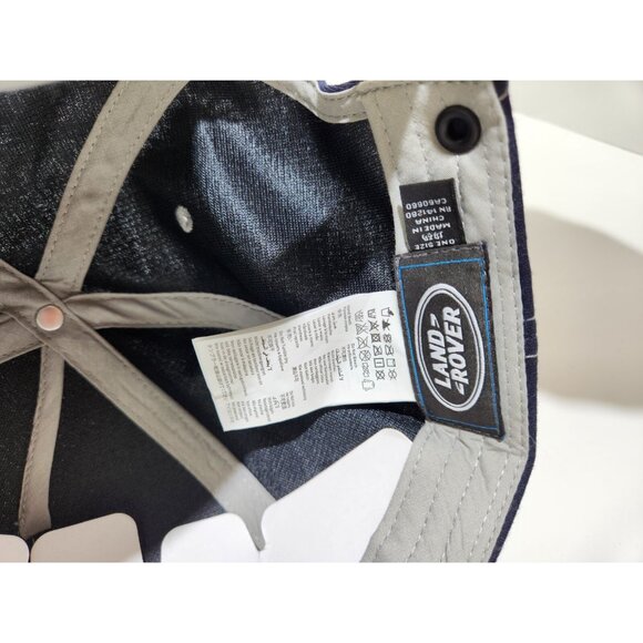 Land Rover Genuine Ball Hat Cap Blue Buckle Adult OSFA Raised Letters Clean - Picture 6 of 7